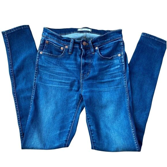 Madewell Tall 9” High Rise Skinny Jeans size 27T - Picture 4 of 14